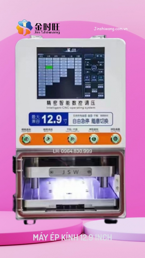 Máy ép kính màn cong JSW-888MAX