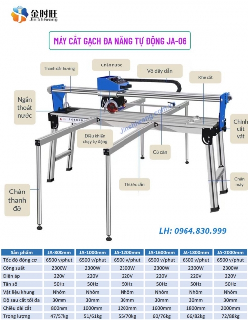Máy cắt gạch đa năng JA-06