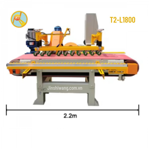 Máy mòi líp gạch băng tải 2 động cơ Baotao khổ 1m8 T2-L1800