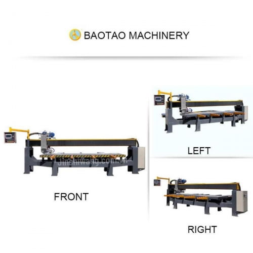 Máy cắt cầu đá, gạch CNC tự động 2 lưỡi cắt Baotao khổ 3m2 C2-E3200