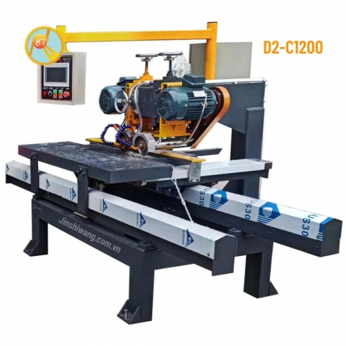 Máy Cắt Gạch, Cắt Đá CNC Thủ Công D2-C1200 2 Lưỡi Cắt