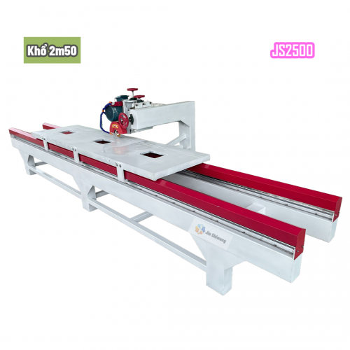 Máy Cắt Gạch Đá Đa Năng Bàn Đẩy Khổ 2m5 - JS2500 Công Suất 4.0KW 3 Pha