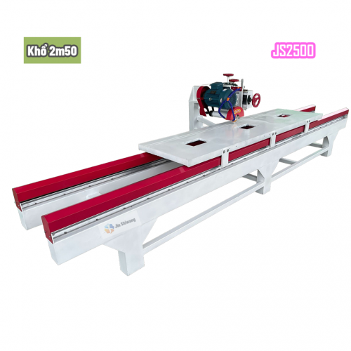 Máy Cắt Gạch Đá Đa Năng Bàn Đẩy Khổ 2m5 - JS2500 Công Suất 4.0KW 3 Pha