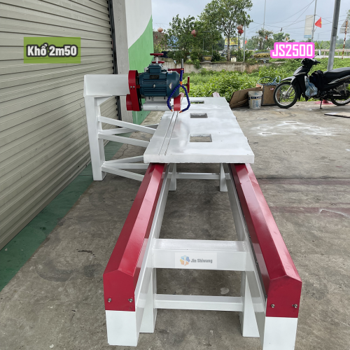 Máy Cắt Gạch Đá Đa Năng Bàn Đẩy Khổ 2m5 - JS2500 Công Suất 4.0KW 3 Pha