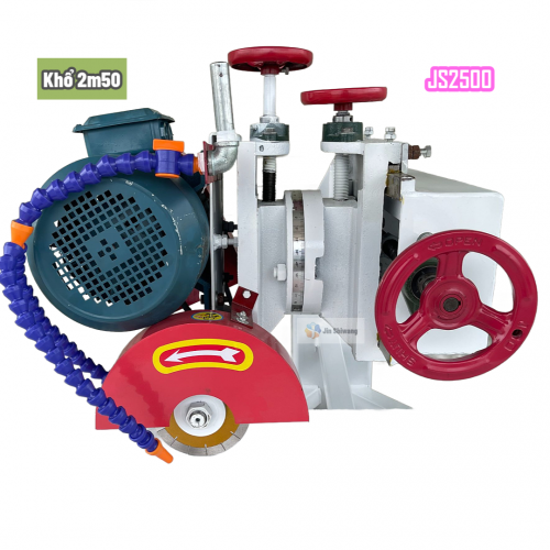 Máy Cắt Gạch Đá Đa Năng Bàn Đẩy Khổ 2m5 - JS2500 Công Suất 4.0KW 3 Pha