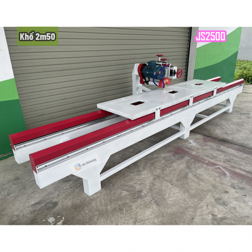 Máy Cắt Gạch Đá Đa Năng Bàn Đẩy Khổ 2m5 - JS2500 Công Suất 4.0KW 3 Pha