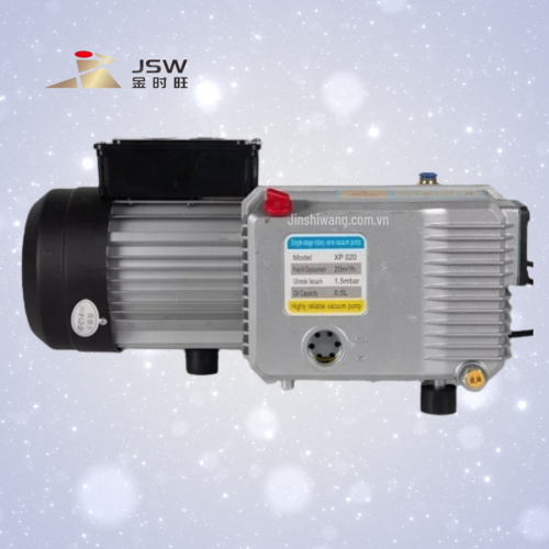 Máy hút chân không cho máy ép kính điện thoại JSW 8L XP-020 650W lưu lượng 20m3/h.