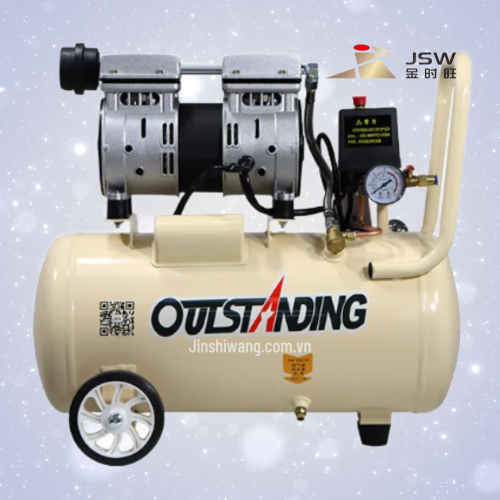 Máy nén khí không dầu cho máy ép kính điện thoại Xinglong 550W 30L