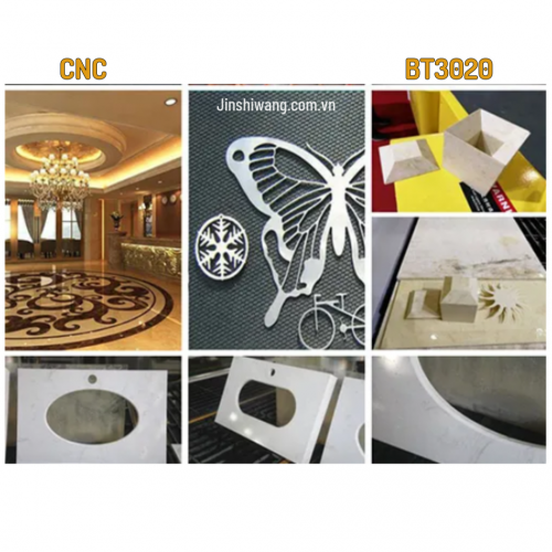 Máy cắt đá, cắt gạch tia nước CNC 3030 5 trục