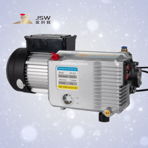 Máy hút chân không cho máy ép kính điện thoại JSW 8L XP-020 650W lưu lượng 20m3/h.
