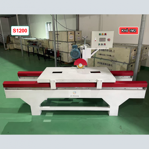 Máy cắt gạch – cắt đá đẩy bàn khổ 1m2 S1200 điện 1 pha 220V, 3 pha 380V