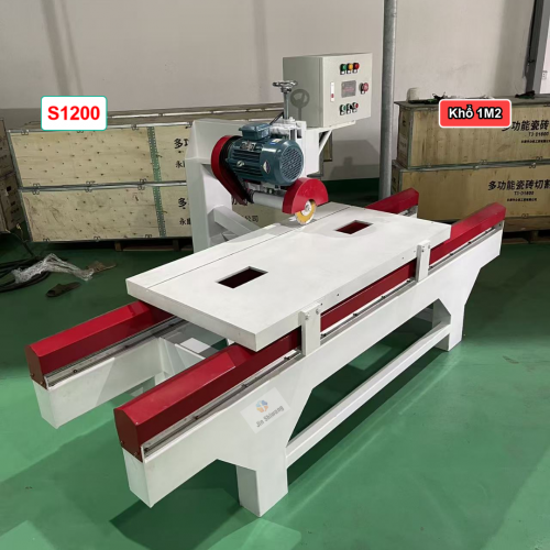 Máy cắt đá, cắt gạch đảy bàn khổ 1m2 điện 220V, 380V tùy chọn