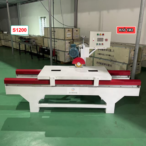 Máy cắt gạch bàn đảy khổ 1m2 S1200 điện 3 pha công suất 4hp.