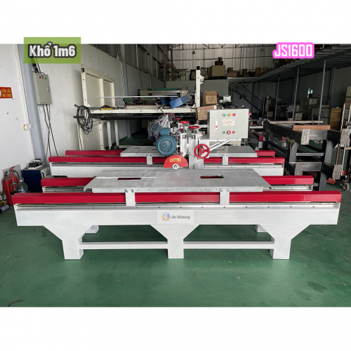 Máy cắt gạch cắt đá bàn đảy JS1600 khổ 1m6 4 hức năng điện 1 pha 220V, 3 pha 380 công suất 5.4hp