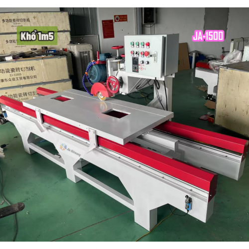 Máy cắt gạch cắt đá bàn đảy tự động khổ 1m6 JS1600 điện 1 pha 220V 3 pha 380V 4 chức năng.