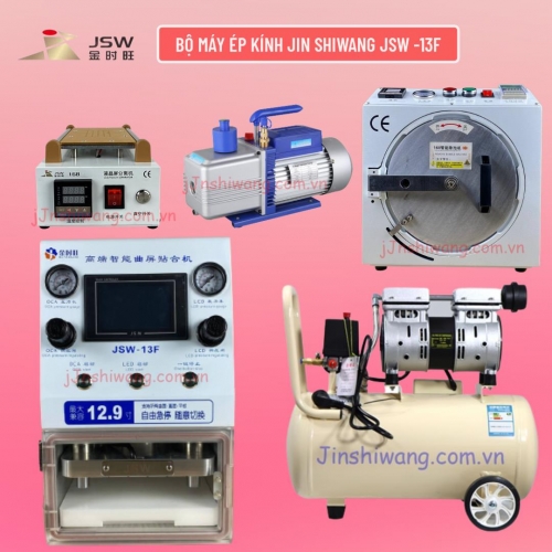 Trọn bộ máy ép kính điện thoại 12 inch JSW-13F mới 2026