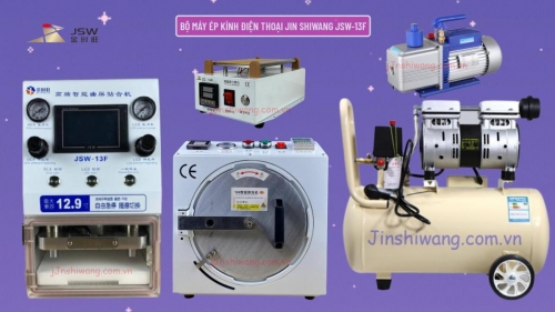 Trọn bộ máy ép kính điện thoại 12 inch JSW-13F mới 2026