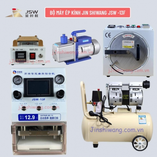 Trọn bộ máy ép kính điện thoại 12 inch JSW-13F mới 2026