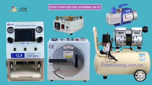 Trọn bộ máy ép kính điện thoại 12 inch JSW-13F mới 2026