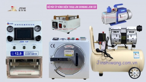 Trọn bộ máy ép kính điện thoại 12 inch JSW-13F mới 2026