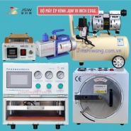 Trọn bộ máy ép kính điện thoại 18 inch Edge JSW mới 2026