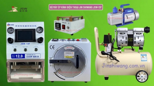 Trọn bộ máy ép kính điện thoại 12 inch JSW-13F mới 2026