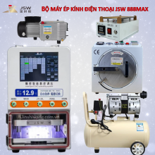 Trọn bộ máy ép kính điện thoại 12 inch JSW 888MAX mới 2026