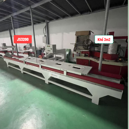 Máy cắt gạch bàn đảy JS3200 khổ 3m2 (3200mm) mới 2026.