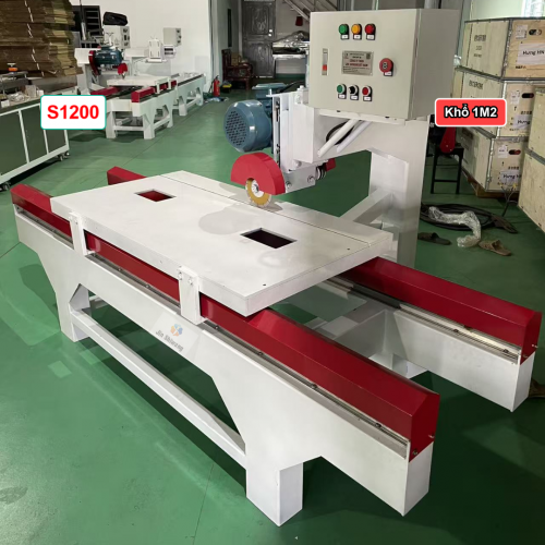 Máy cắt gạch cắt đá đảy bàn S1200 khổ 1m2(1200)mm điện 220V-380V.