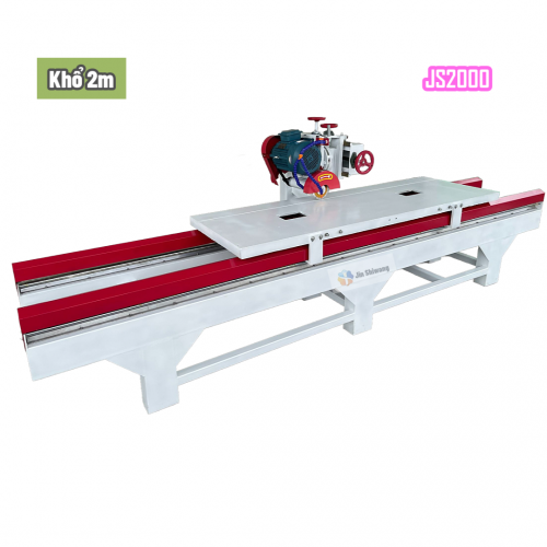 Máy Cắt Gạch, Cắt Đá Đẩy Bàn JS2000 4.0KW 3 Pha