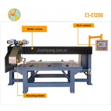 Máy cắt cắt cầu gạch đá Baotao C1-E1200 1 đĩa cắt khổ 1m2
