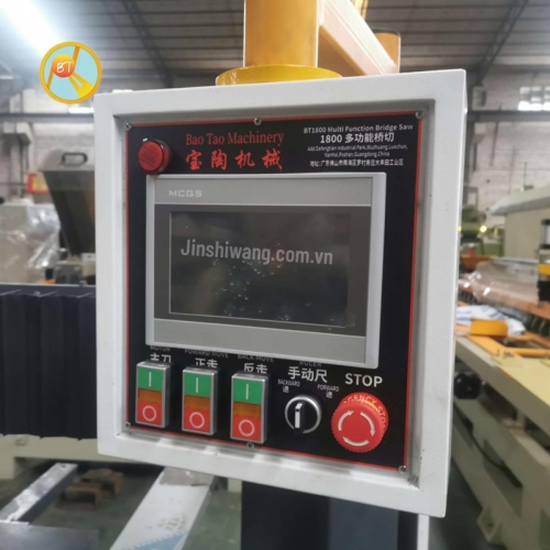 Máy cắt cắt cầu gạch đá Baotao C1-E1800 1 đĩa cắt khổ 1m8