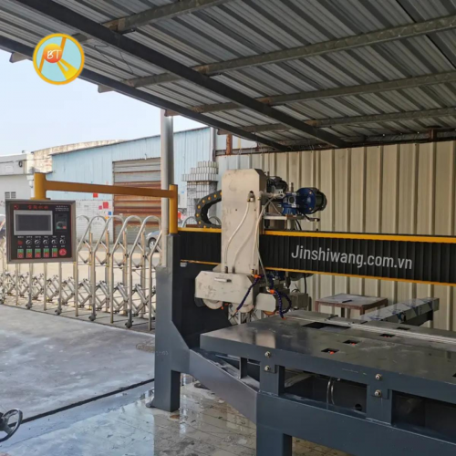 Máy cắt cầu đá, gạch CNC tự động 3 lưỡi cắt khổ 3m2 C3-E3200