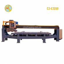 Máy cắt cầu đá, gạch CNC tự động 2 lưỡi cắt khổ 3m2 C2-E3200