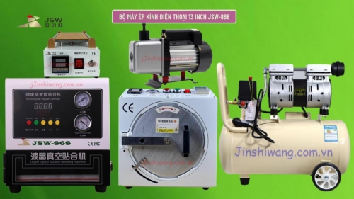 Trọn bộ máy ép kính điện thoại 13 inch JSW-868 mới 2026