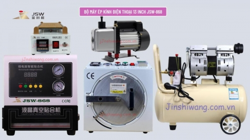 Trọn bộ máy ép kính điện thoại 13 inch JSW-868 mới 2026