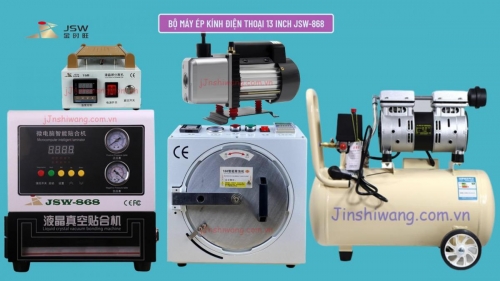 Trọn bộ máy ép kính điện thoại 13 inch JSW-868 mới 2026